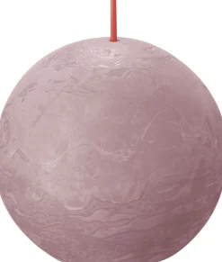 Bolsius bolkaars Rustiek Shine roze / grijs 25 uur D 7,6 H 7,1 cm