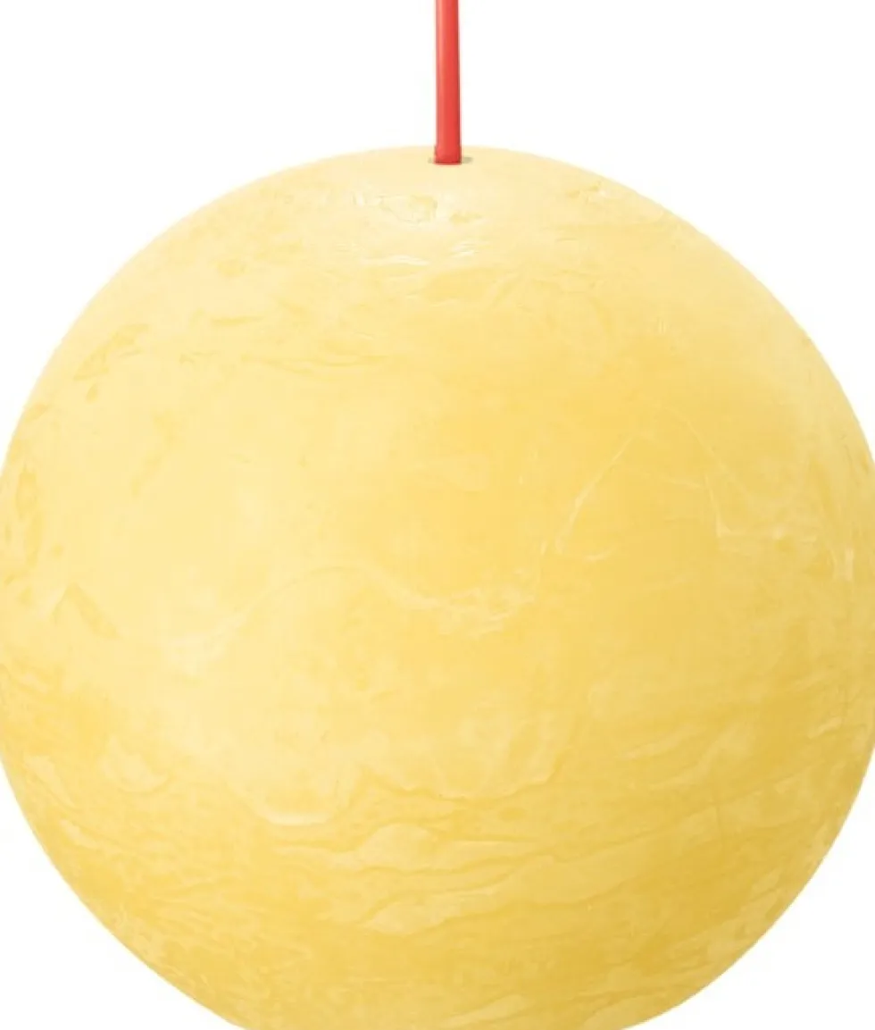 Bolsius bolkaars Rustiek Shine geel 25 uur D 7,6 H 7,1 cm