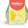 Bolsius citronella kaars groen D 9,1 H 9,4 cm
