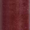 Bolsius dinerkaars Rustiek donker rood D 2,3 H 27 cm