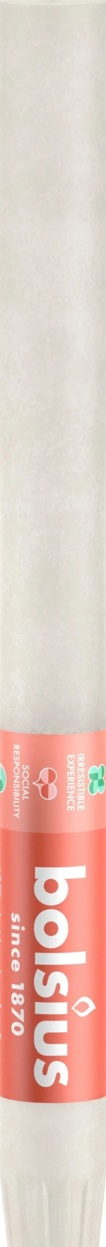 Bolsius dinerkaars Shine wit / grijs 13 uur D 2,3 x H 27 cm