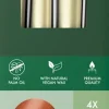 Bolsius dinerkaars Special Essentials zilver 7 uur D 2,2 H 25,2 cm 4 stuks