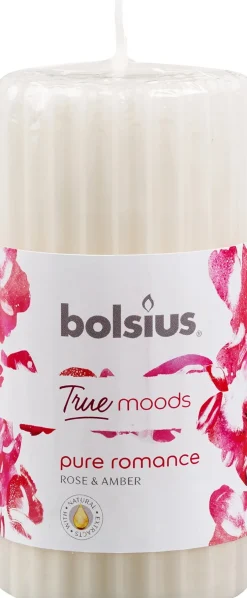 Bolsius geurkaars True Moods Pure Romance wit 33 uur D 5,8 H 12 cm