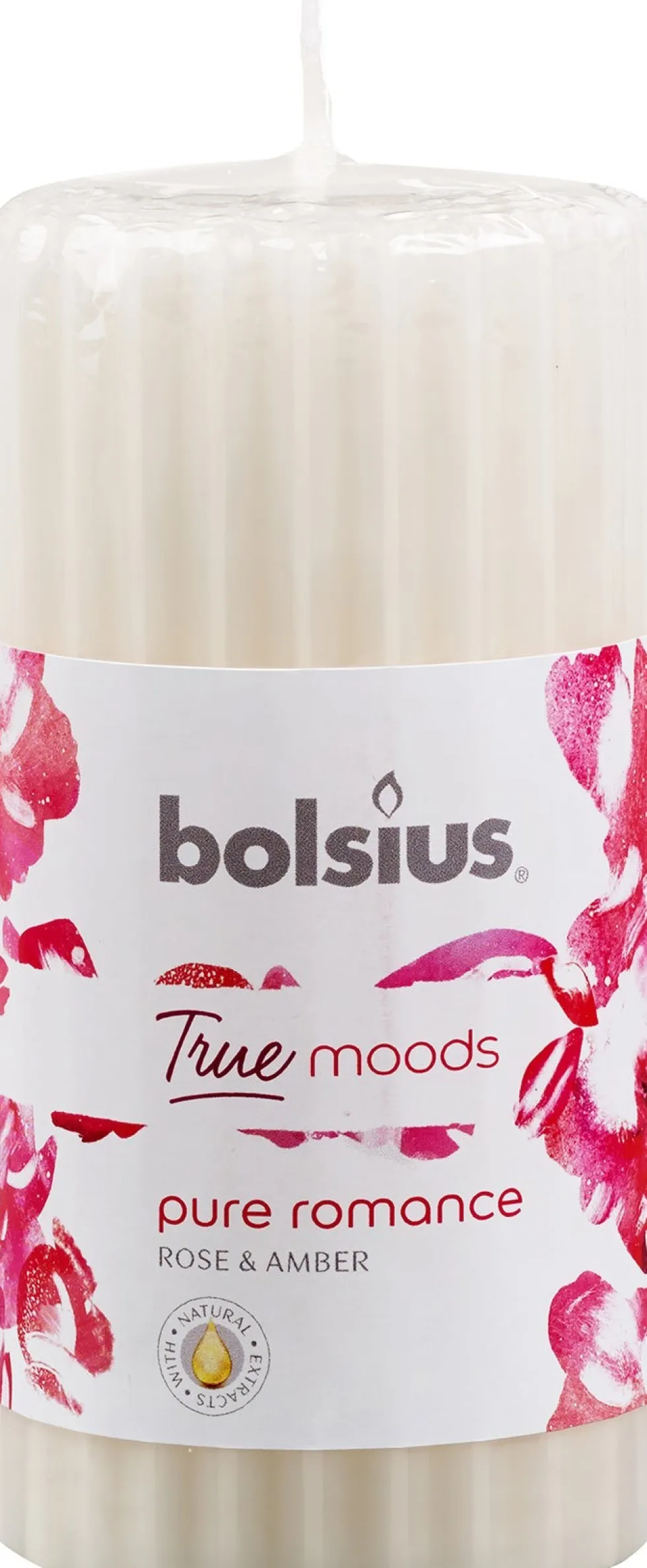 Bolsius geurkaars True Moods Pure Romance wit 33 uur D 5,8 H 12 cm