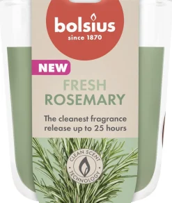 Bolsius geurkaars True Scents Rozemarijn groen 25 uur D 7,3 H 80 cm