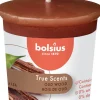 Bolsius geurkaars True Scents Oud Wood bruin 15 uur D 4,5 H 5,3 cm