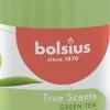 Bolsius geurkaars True Scents Green Tea groen 33 uur D 5,8 H 12 cm