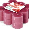 Bolsius geurkaars True Scents Pomgrenate rood 6 uur D 3,5 H 1,8 cm 18 stuks