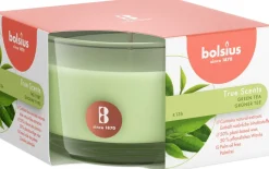 Bolsius geurkaars True Scents Green Tea groen 13 uur D 8,4 H 5,2 cm