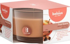Bolsius geurkaars True Scents Apple Cinnamon bruin 13 uur D 8,4 H 5,2 cm