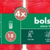 Bolsius herdenkingslicht nr 40 rood 18 uur D 6,5 H 20,7 cm 4 stuks
