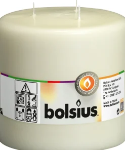 Bolsius mammoetkaars crème 75 uur D 15 H 15 cm