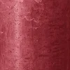 Bolsius stompkaars Rustiek Shine rood 85 uur D 6,8 H 19 cm