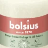 Bolsius stompkaars Rustiek Shine crème 35 uur D 6,8 H 8 cm