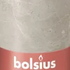 Bolsius stompkaars Rustiek Shine grijs 60 uur D 6,8 H 13 cm