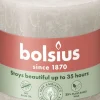 Bolsius stompkaars Rustiek Shine grijs 35 uur D 6,8 H 8 cm