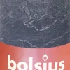 Bolsius stompkaars Rustiek Shine blauw 60 uur D 6,8 H 13 cm