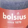 Bolsius stompkaars Rustiek Shine blauw 35 uur D 6,8 H 8 cm