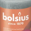 Bolsius stompkaars Rustiek Shine groen 35 uur D 6,8 H 8 cm