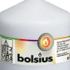 Bolsius stompkaars wit 45 uur D 9,8 H 10 cm