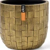 Capi Europe bloempot Blocks goud D 17,2 H 15,3 cm