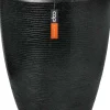 Capi Europe bloempot Granite zwart D 51 H 59 cm