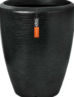 Capi Europe bloempot Granite zwart D 66 H 76 cm