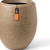 Capi Europe bloempot Granite taupe D 43 H 50 cm