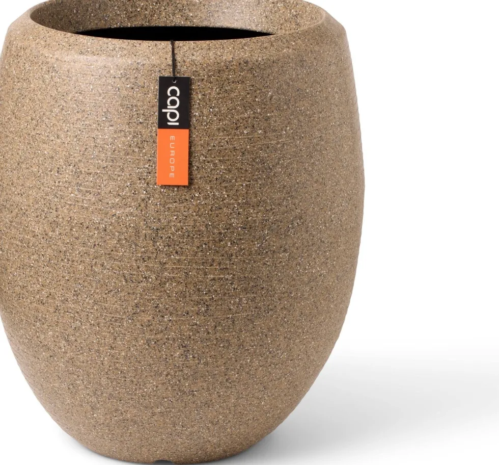 Capi Europe bloempot Granite taupe D 43 H 50 cm