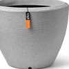 Capi Europe bloempot Granite grijs D 34 H 25 cm