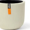 Capi Europe bloempot Groove beige D 17,2 H 15,3 cm