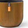 Capi Europe bloempot Groove goud D 10 H 9 cm