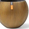 Capi Europe bloempot Groove goud bol D 10 H 9 cm