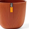 Capi Europe bloempot Groove koper D 16,5 H 15 cm