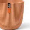 Capi Europe bloempot Groove oranje D 13 H 12 cm