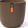 Capi Europe bloempot Groove taupe D 13 H 12 cm