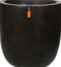 Capi Europe bloempot Lux Terrazzo zwart D 28 H 26 cm