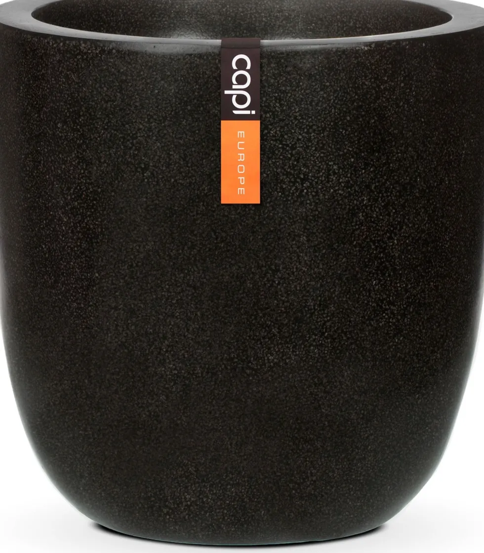Capi Europe bloempot Lux zwart D 54 H 52 cm