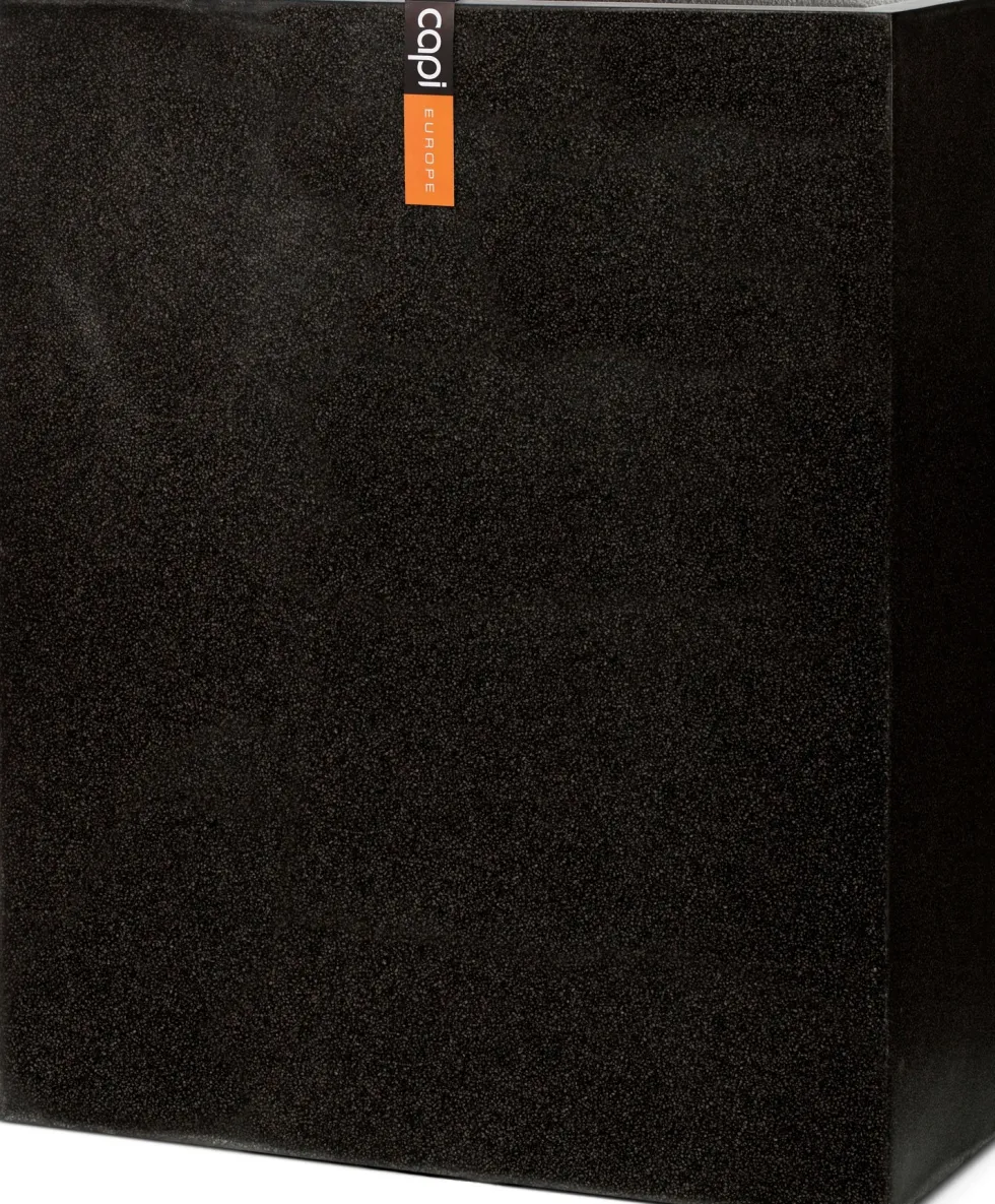 Capi Europe bloempot Lux zwart 88 x 36 x 100 cm