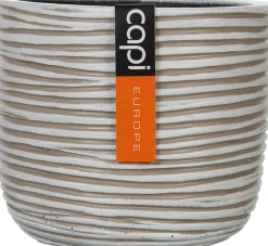 Capi Europe bloempot Nature-Rib crème D 14 H 13 cm