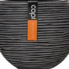 Capi Europe bloempot Nature-Rib zwart D 17 H 14 cm
