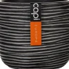 Capi Europe bloempot Nature-Rib zwart D 7,6 H 6,2 cm