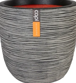 Capi Europe bloempot Nature-Rib zwart / grijs D 43 H 41 cm