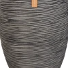 Capi Europe bloempot Nature-Rib zwart / grijs D 45 H 72 cm