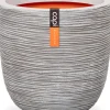 Capi Europe bloempot Nature-Rib grijs / ivoor D 43 H 41 cm