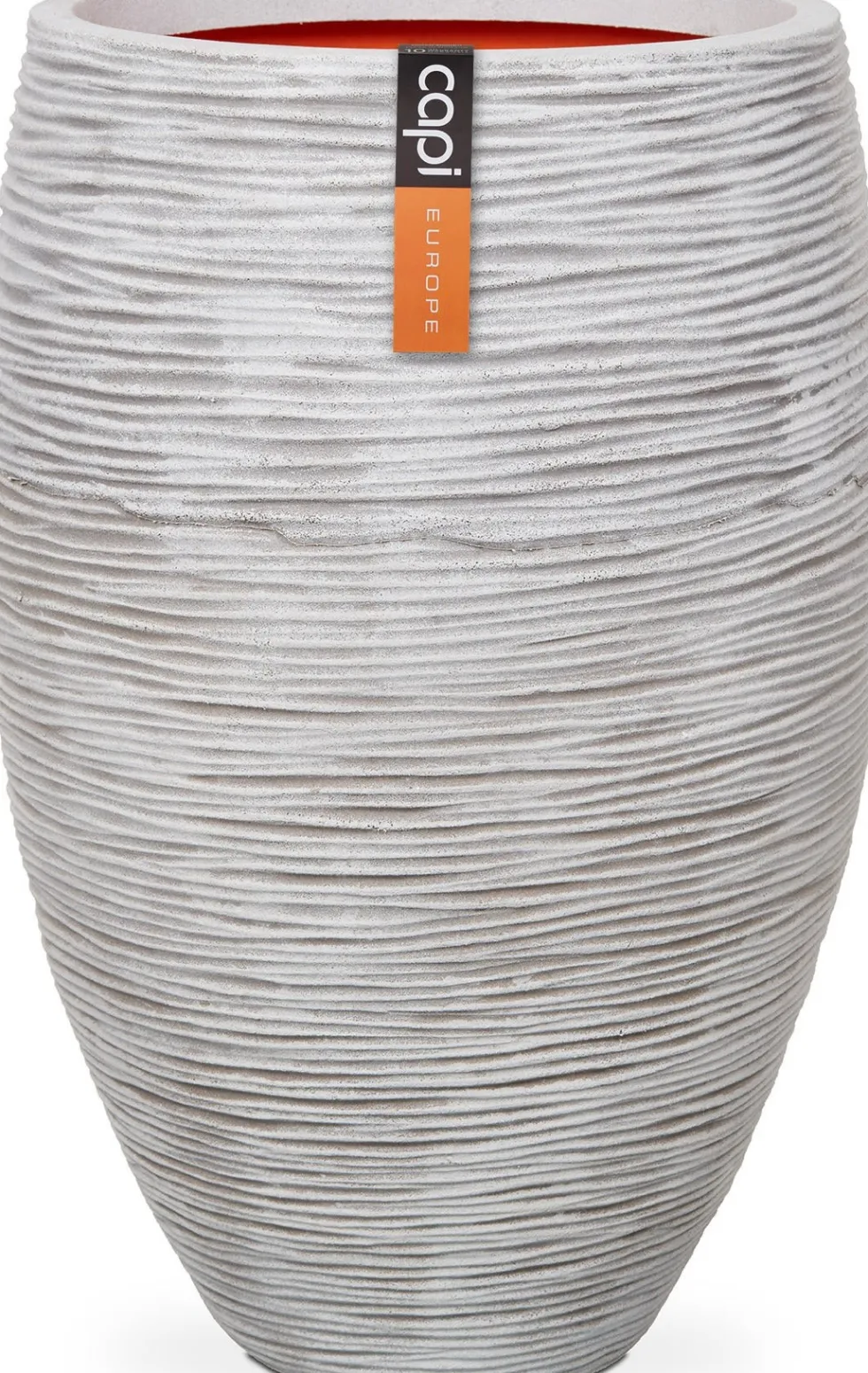 Capi Europe bloempot Nature-Rib crème D 45 H 72 cm