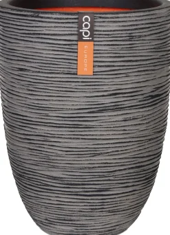 Capi Europe bloempot Nature-Rib antraciet D 46 H 58 cm