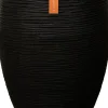 Capi Europe bloempot Nature-Rib zwart D 56 H 84 cm