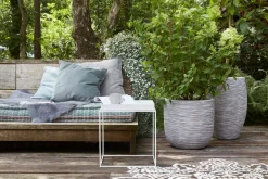 Capi Europe bloempot Nature-Rib ivoor D 56 H 84 cm