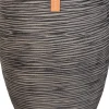 Capi Europe bloempot Nature-Rib antraciet D 56 H 84 cm